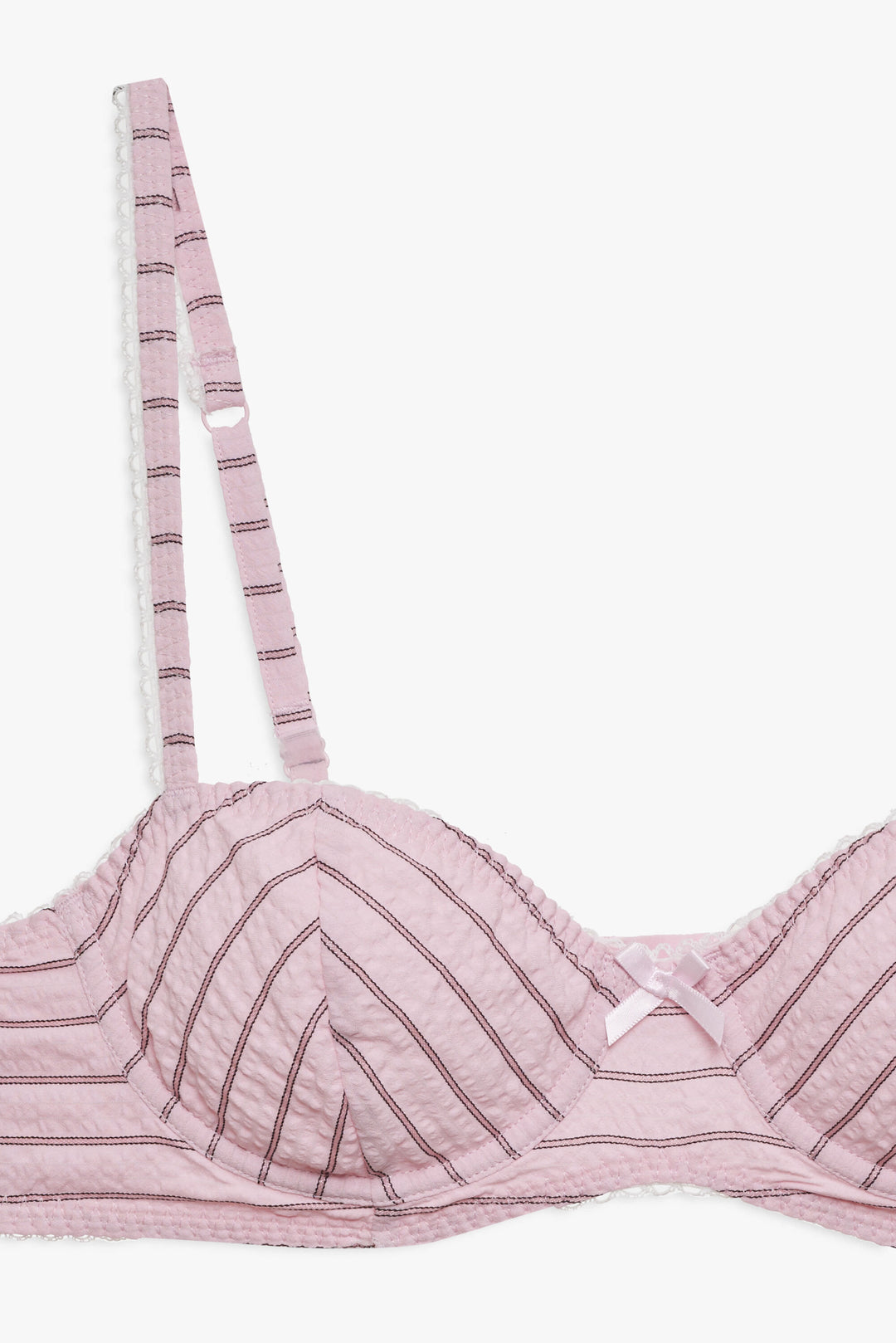 Mindy Underwire Bra — Pink - Image 4