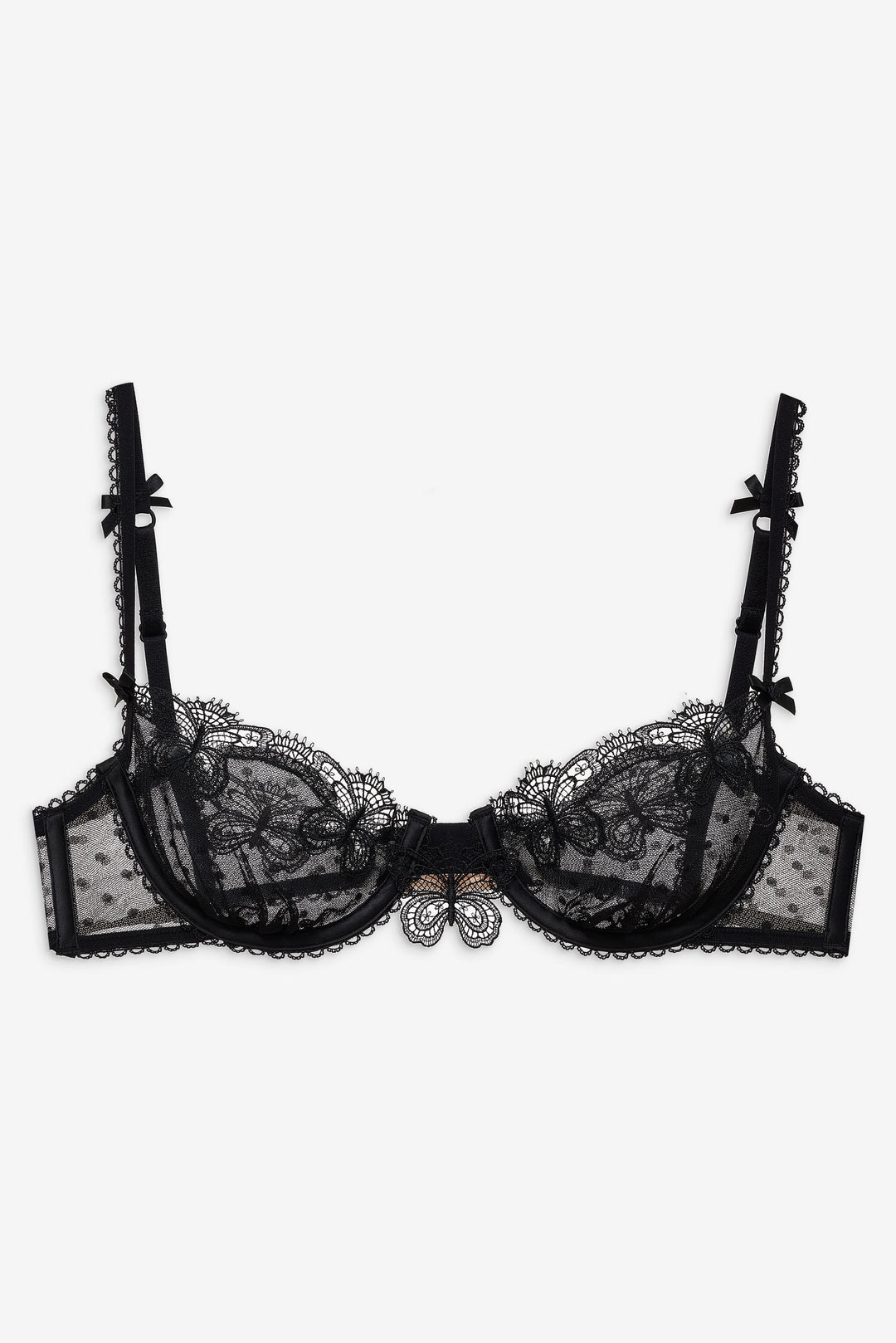 Papillon Underwire Bra — Black - Image 4