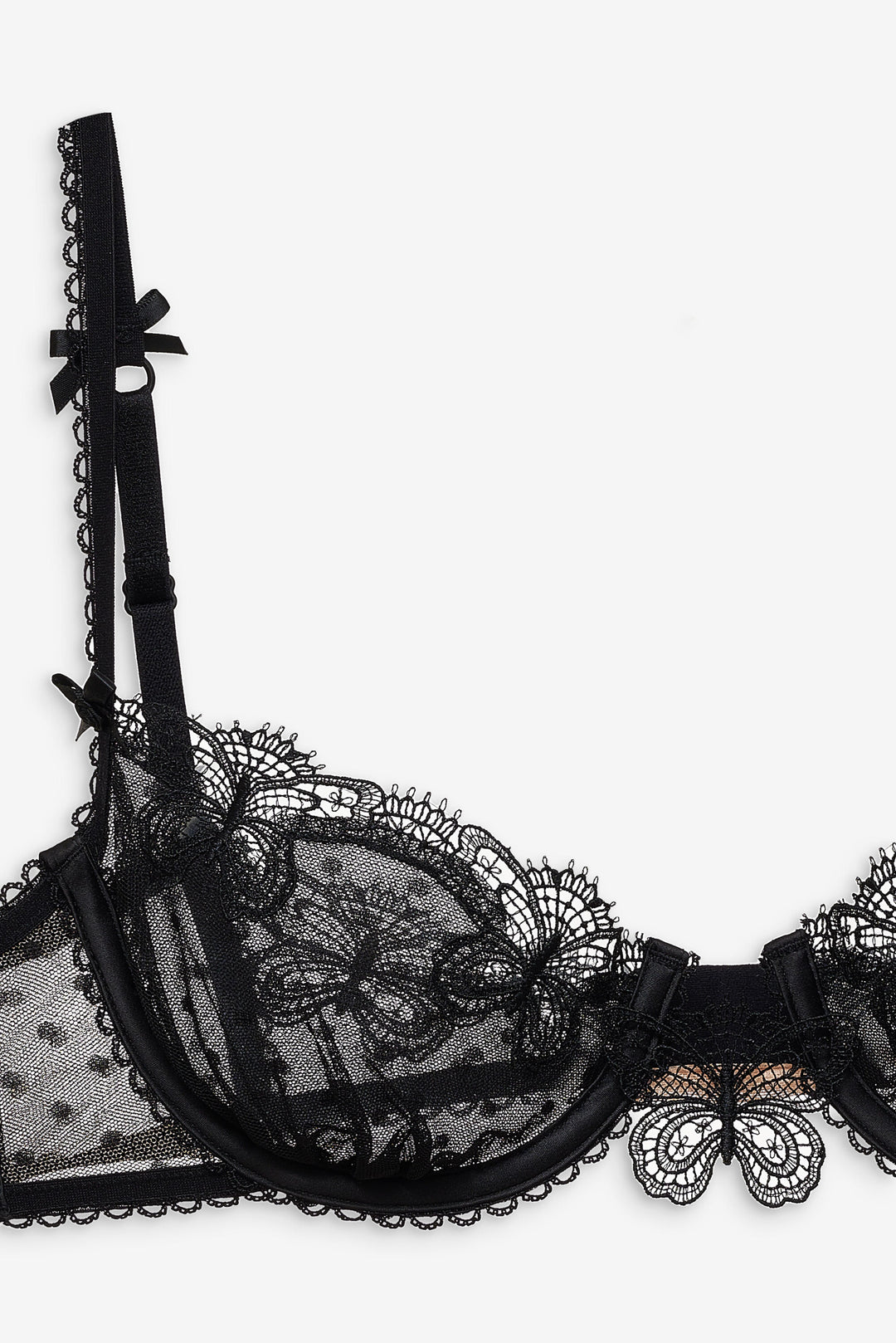 Papillon Underwire Bra — Black - Image 5