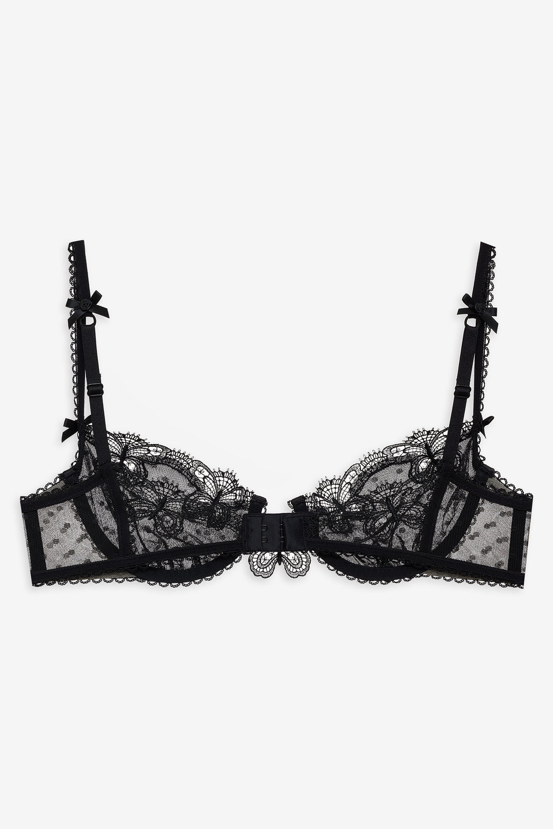 Papillon Underwire Bra — Black - Image 6
