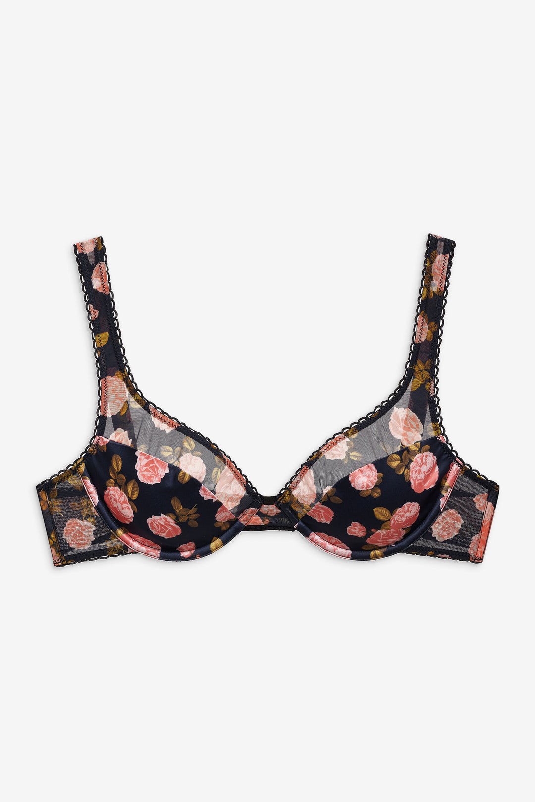 Kayla Underwire Bra — Navy - Image 4