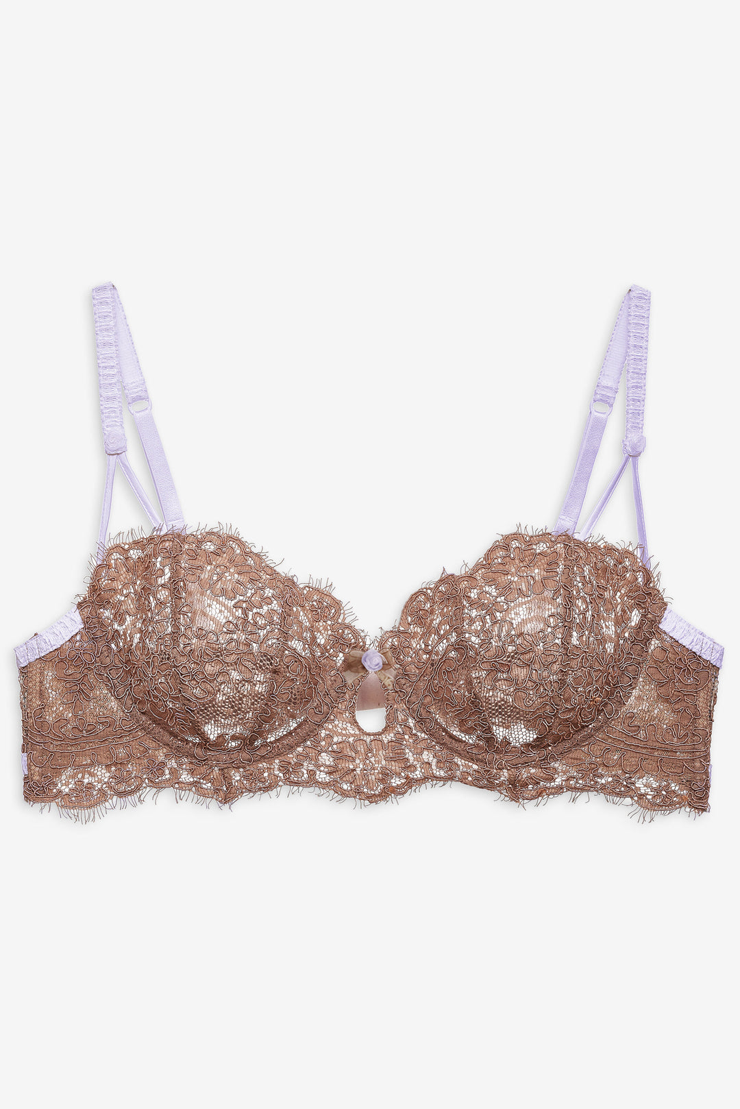 Holly Underwire Bra — Chocolate - Image 4