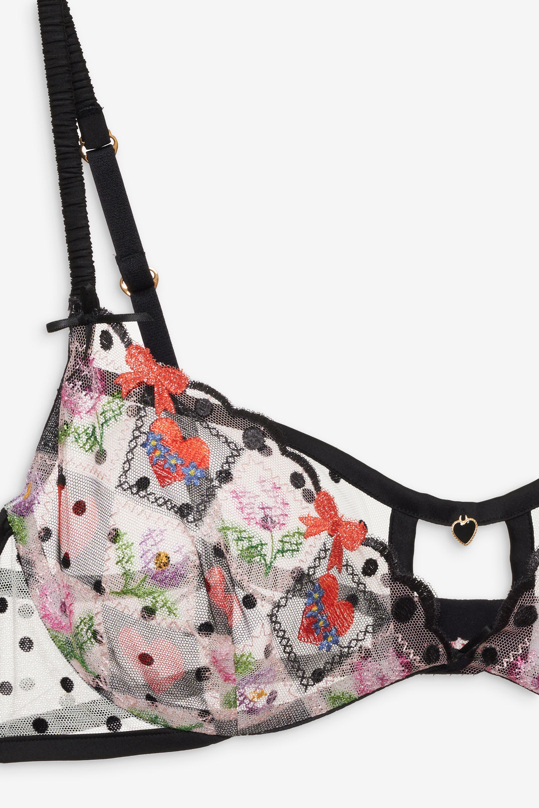 Paris Underwire Bra — Red - Image 6
