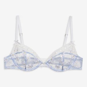 Dee Dee Daisy Underwire Bra — Blue