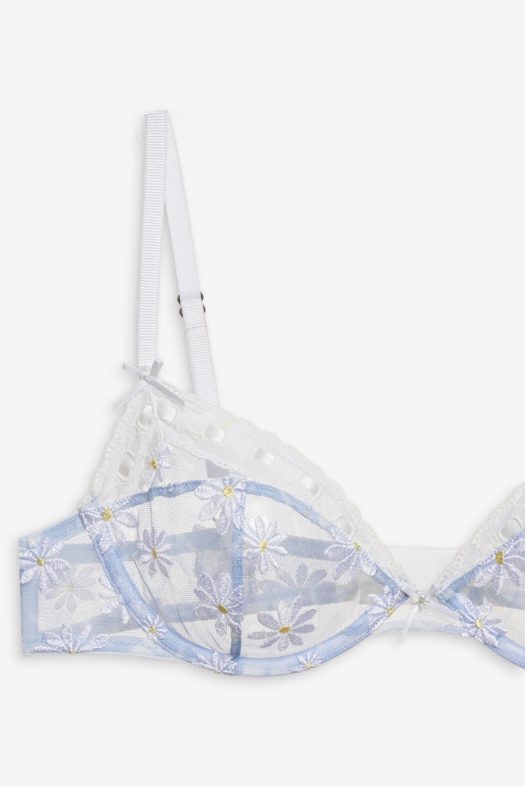 Dee Dee Daisy Underwire Bra — Blue - Image 6