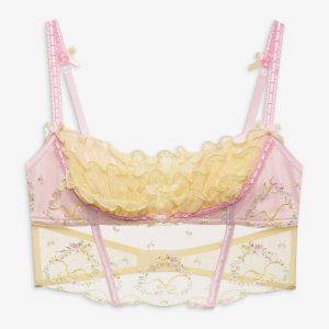 Sunny Bouquet Bustier — Multi Yellow