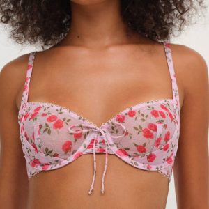 Lottie Underwire Bra — Pink