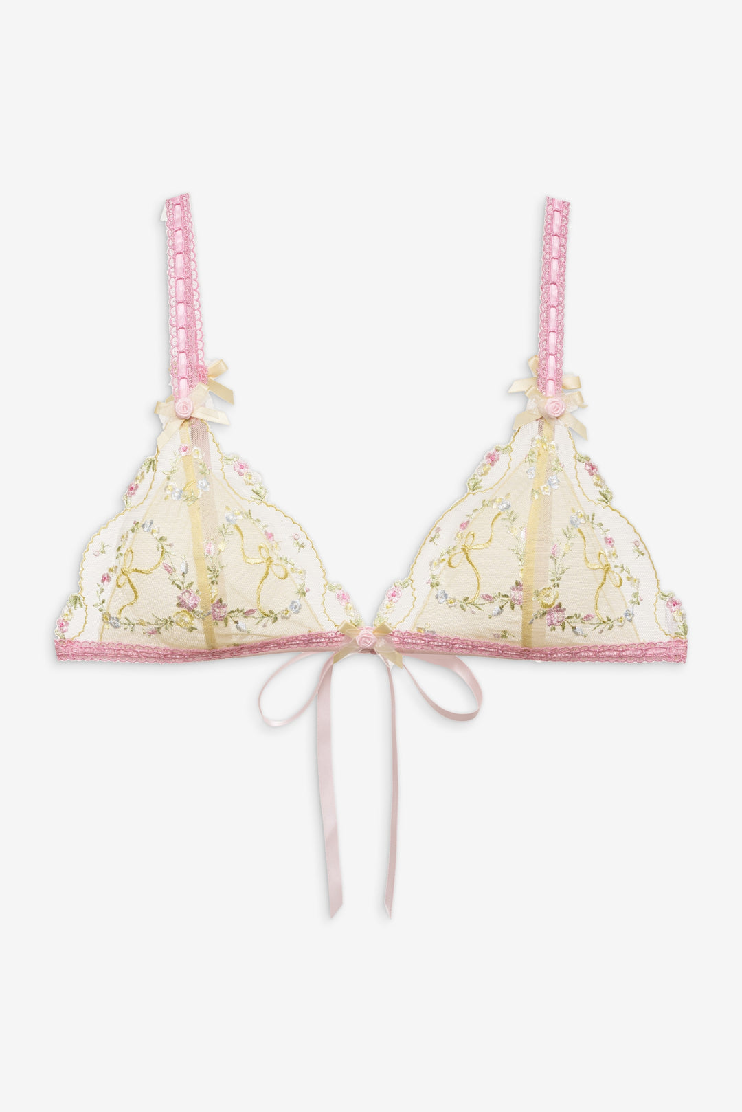 Sunny Bouquet Bralette — Multi Yellow - Image 5