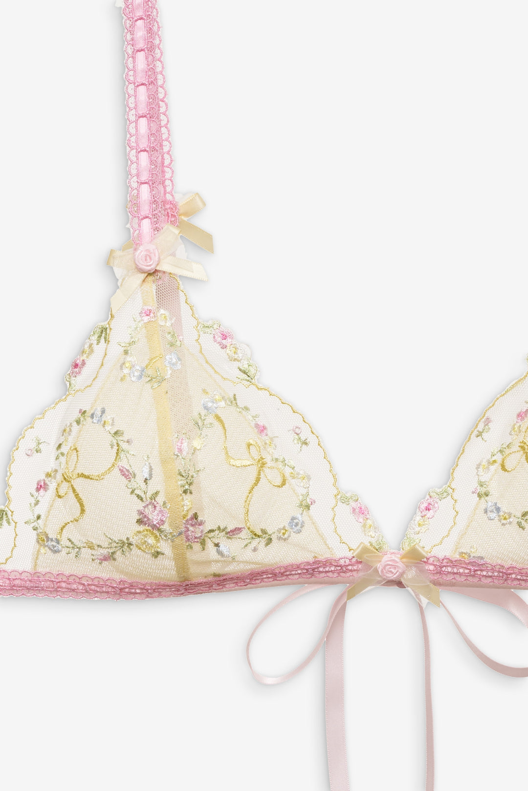 Sunny Bouquet Bralette — Multi Yellow - Image 6
