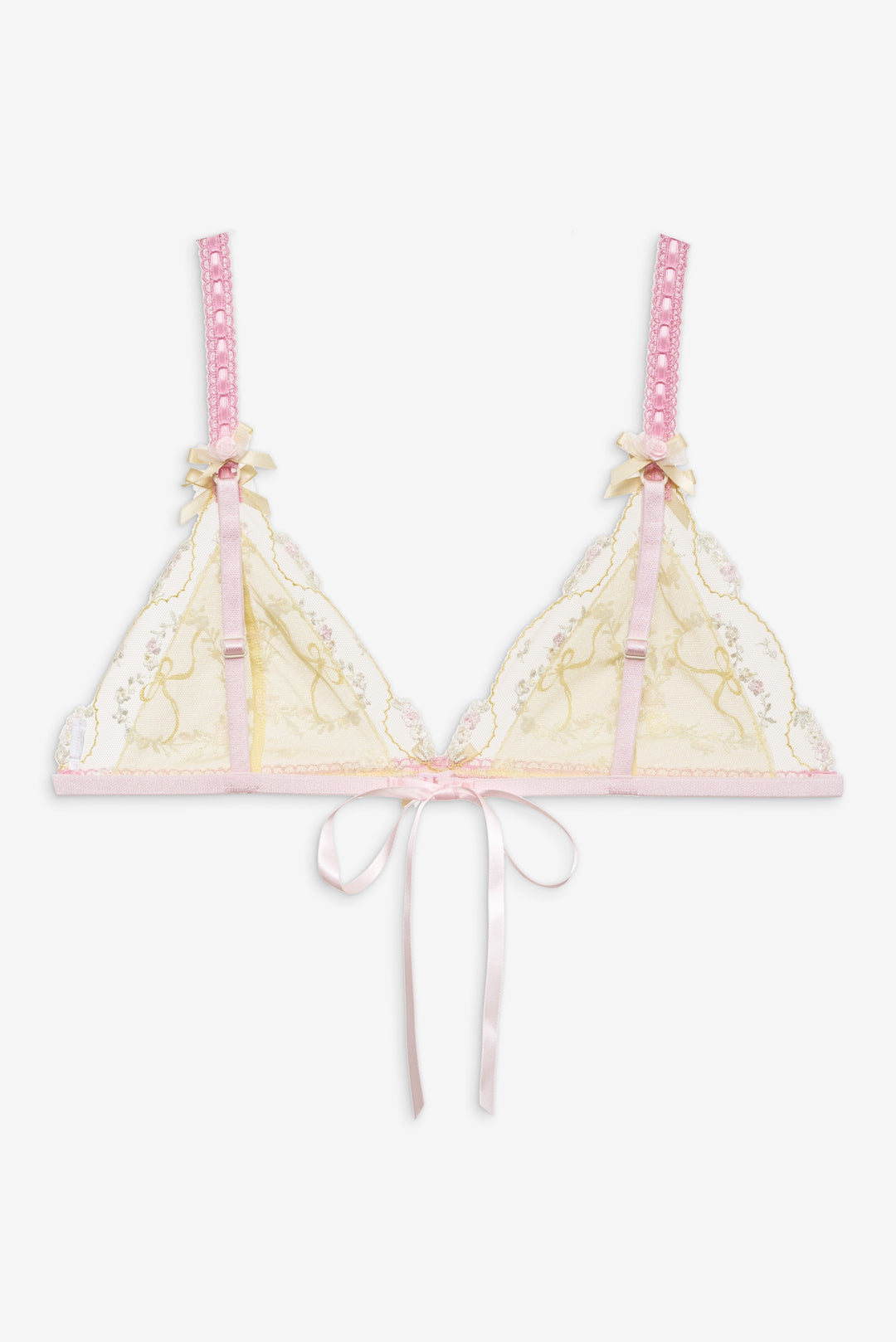 Sunny Bouquet Bralette — Multi Yellow - Image 7
