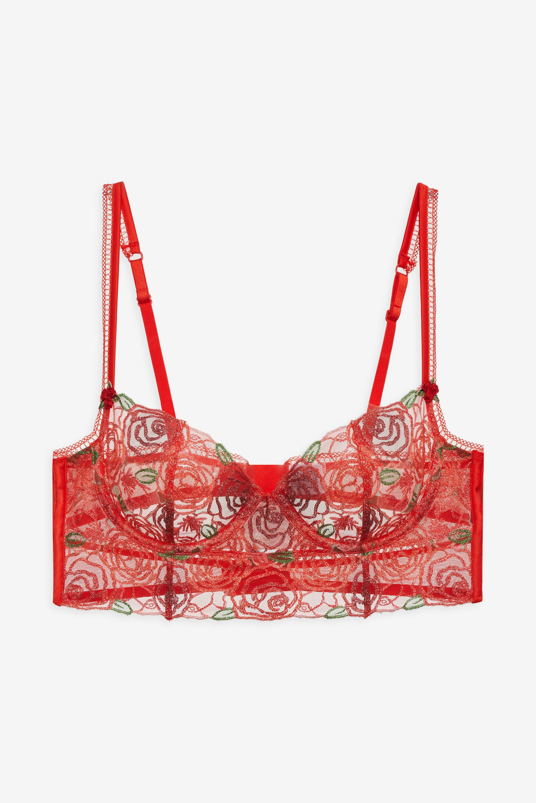 Gene Underwire Bra — Red - Image 3