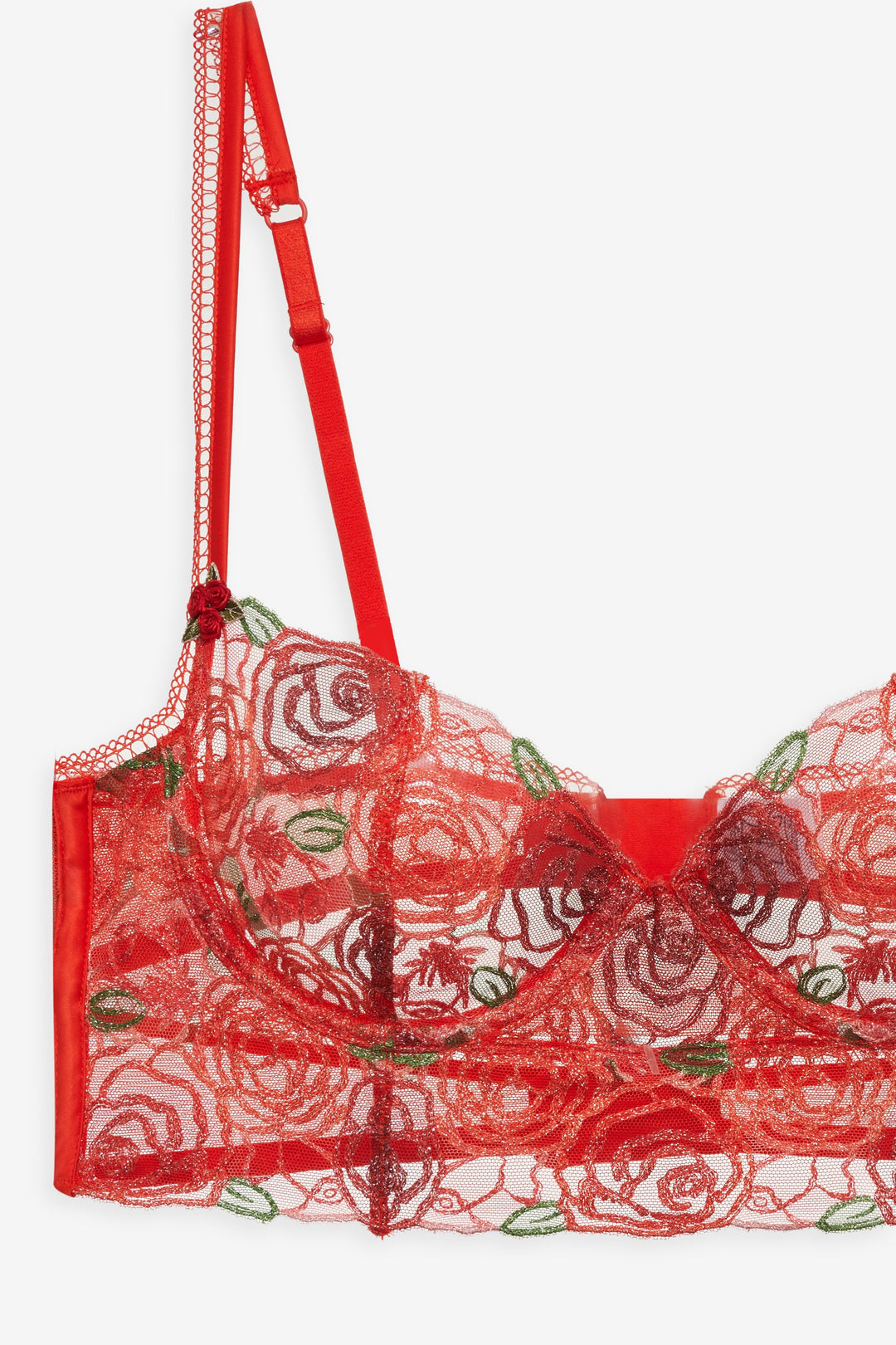 Gene Underwire Bra — Red - Image 4