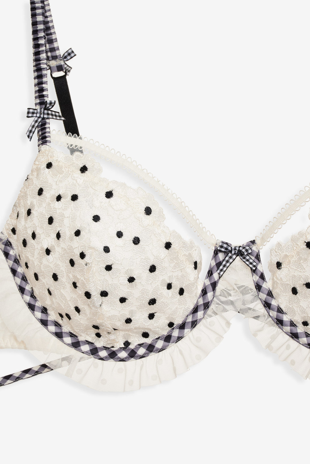 Odette Underwire Bra — White - Image 8