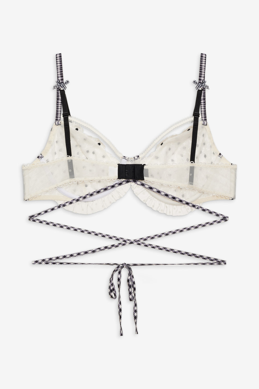 Odette Underwire Bra — White - Image 9