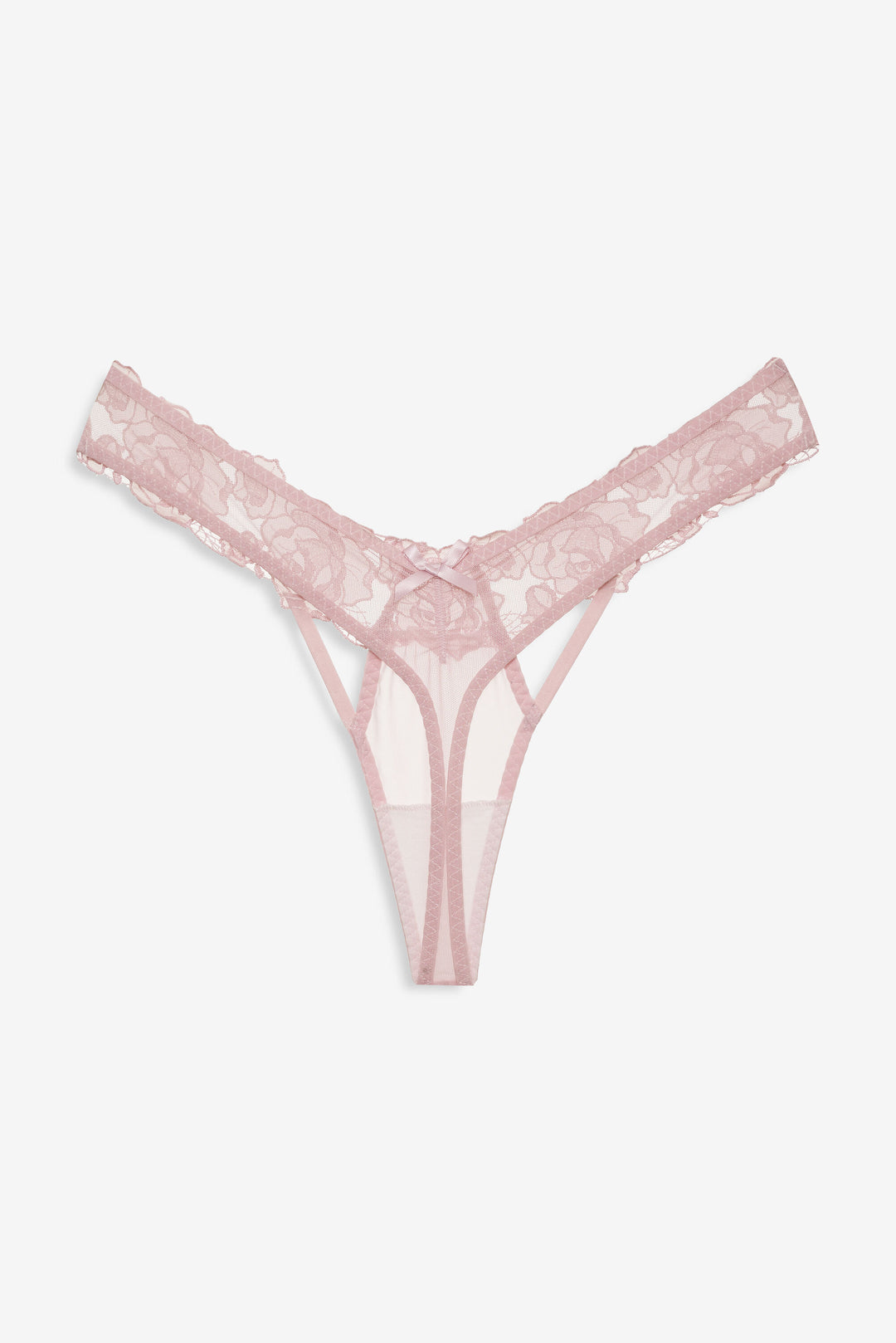 Blissful Blooms Thong Panty — Pink - Image 6