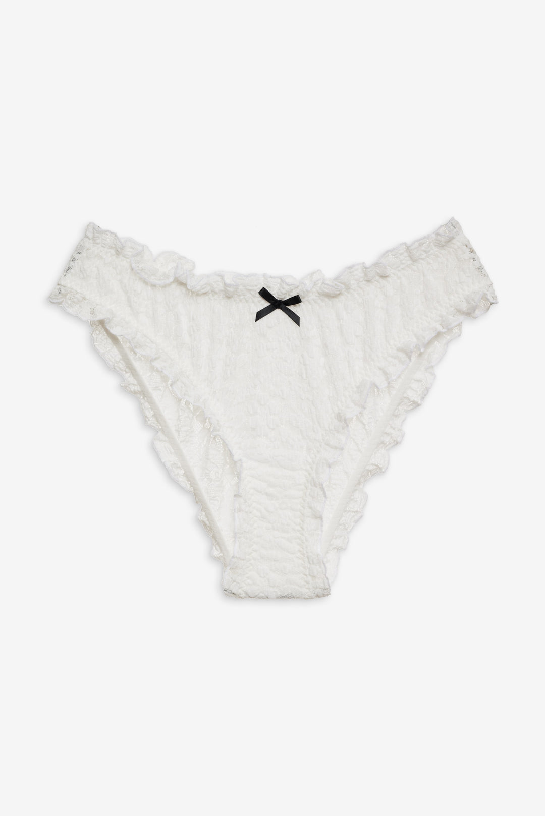 Sally Stretch Lace Cheeky Panty — White - Image 4