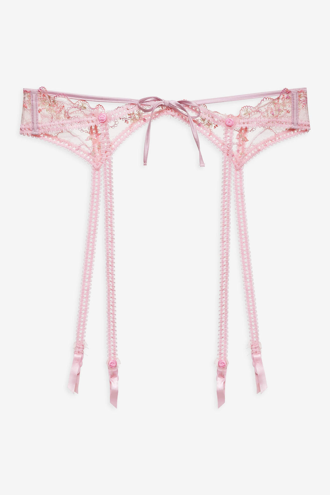 Dainty Daphne Garter Belt — Pink - Image 6