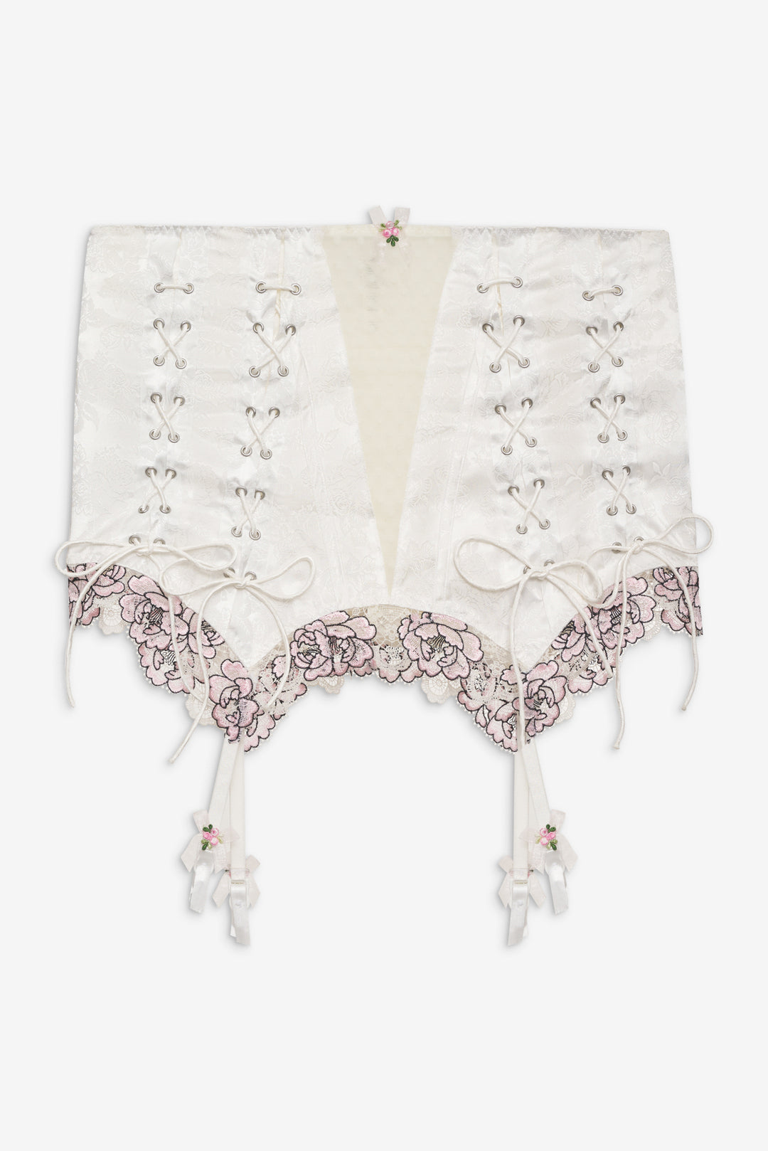 Marit Garter Skirt — White - Image 5