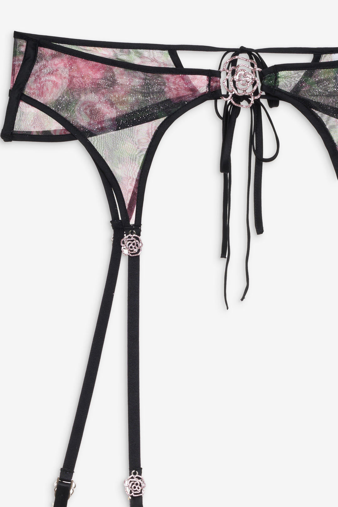 Ciara Garter Belt — Black - Image 5