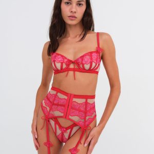 Cordelia Garter Belt — Red