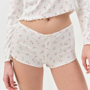 Elliana Sleep Short — White