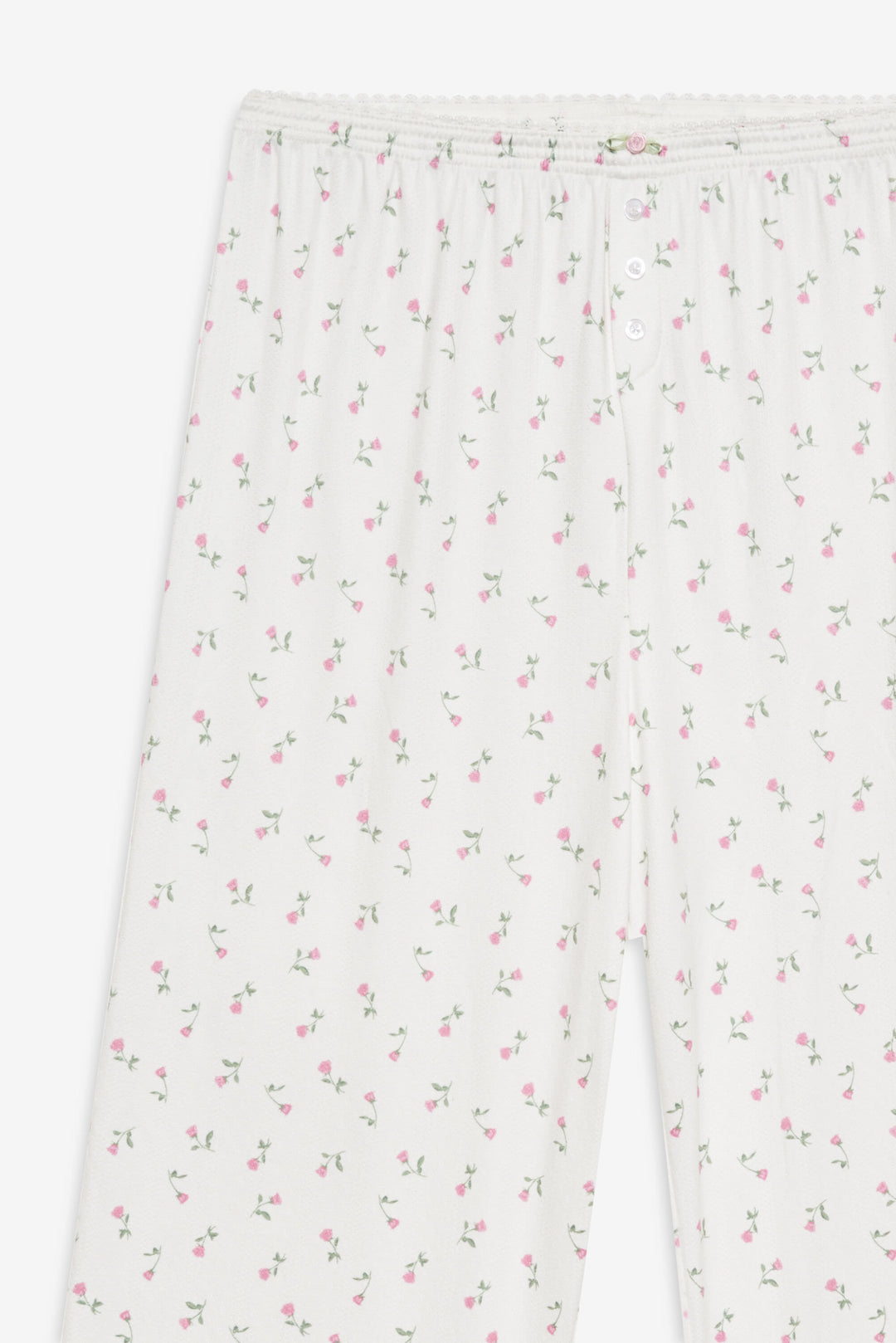 Elliana Wide Leg Pant — White - Image 5