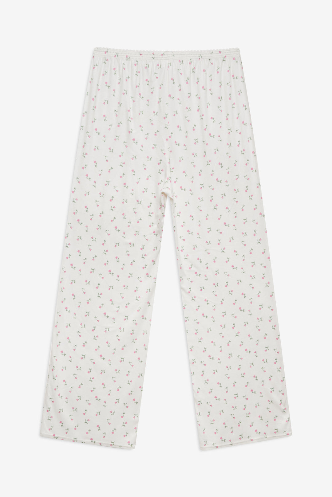 Elliana Wide Leg Pant — White - Image 6