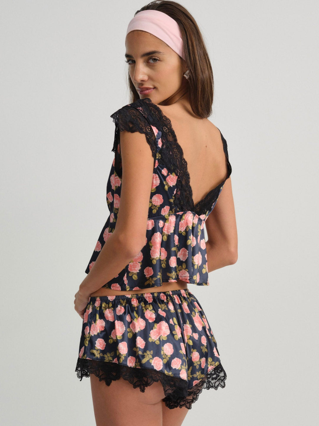 Kayla Sleep Short — Navy - Image 2