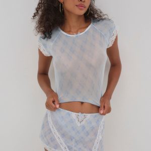 Dee Dee Daisy Tee — Blue
