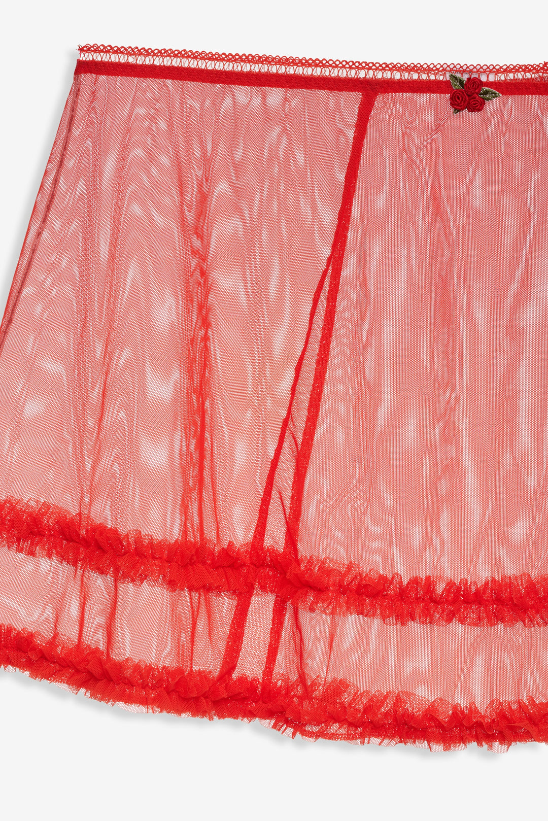 Gene Slip Skirt — Red - Image 4