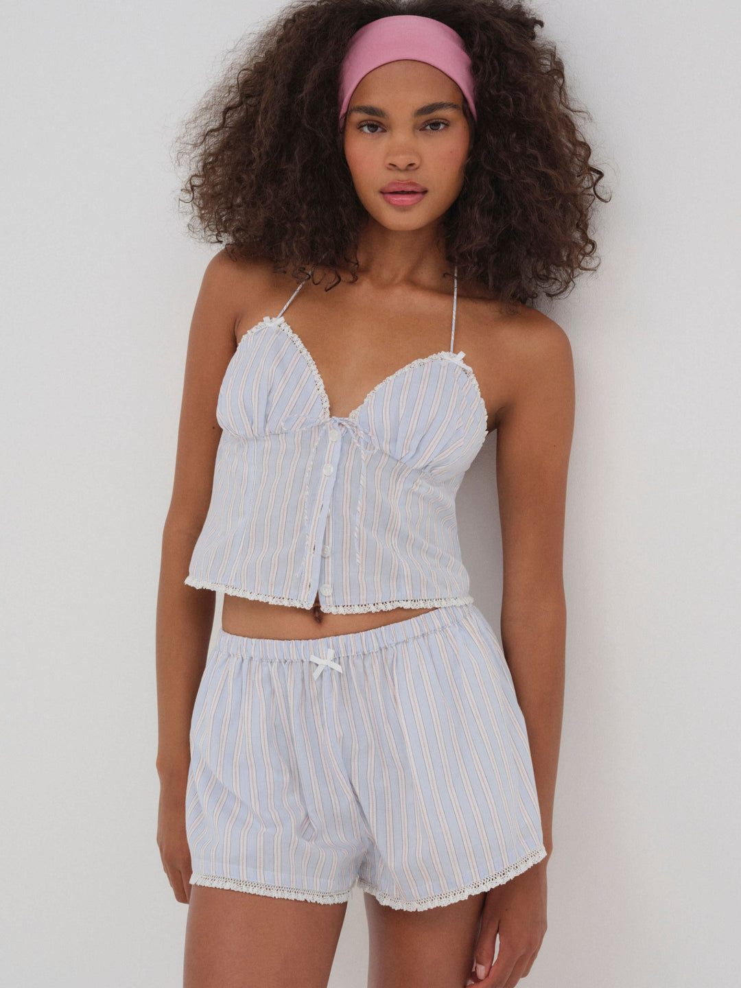 Lakeside Stripe Short — Blue - Image 3
