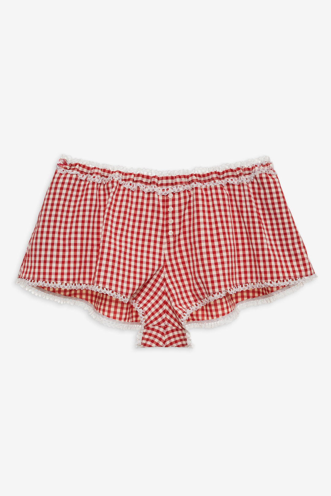 Scotch Bonnet Gingham Short — Red - Image 4