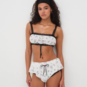 Fawn Sleep Short — White