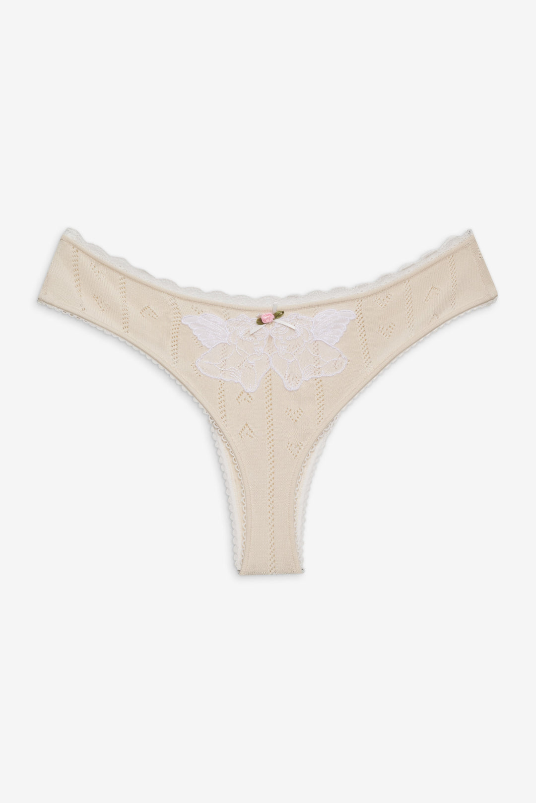 Angelina Knit Panty — Cream - Image 3