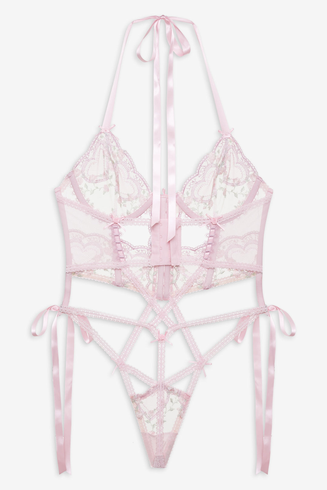 Ily Embroidered Teddy — Pink - Image 7