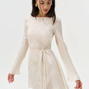 Madalie Mini Dress — Cream