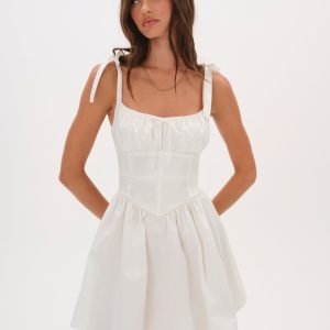 Jessie Mini Dress — White
