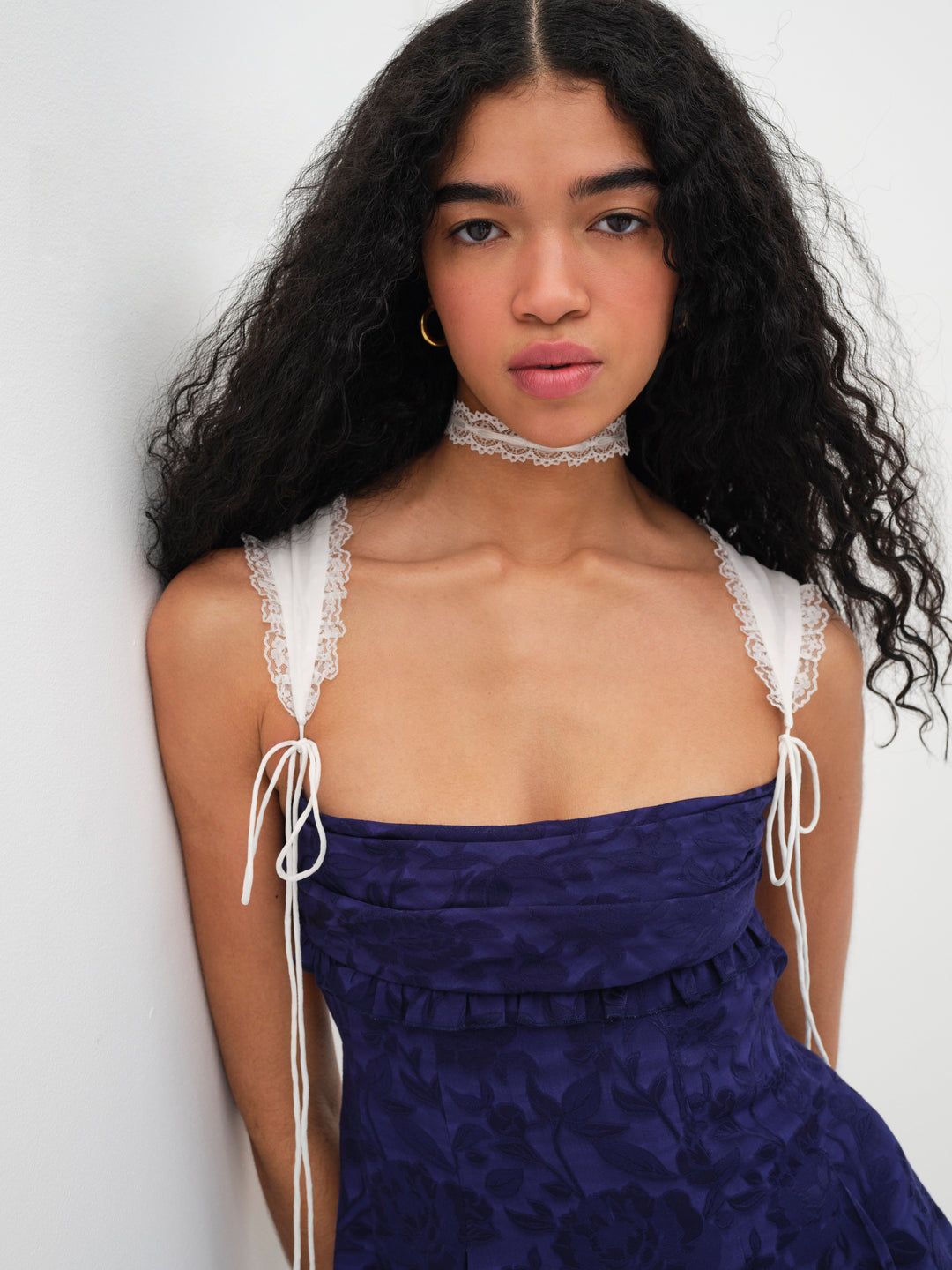 Holland Mini Dress — Blue - Image 5