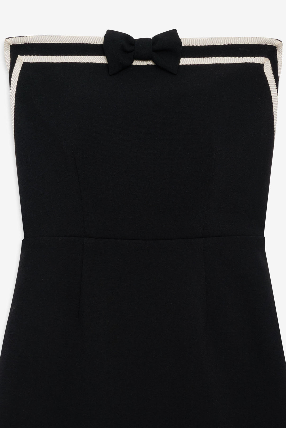 Josie Strapless Mini Dress — Black - Image 5