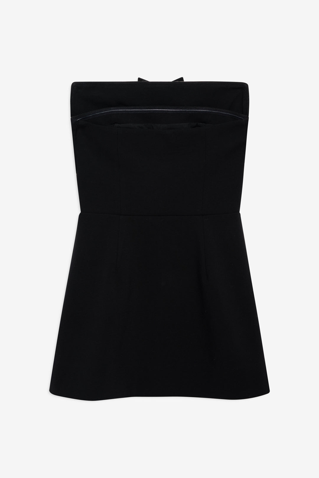 Josie Strapless Mini Dress — Black - Image 6