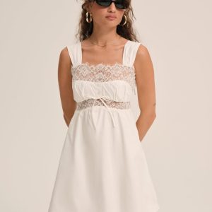 Marion Mini Dress — White