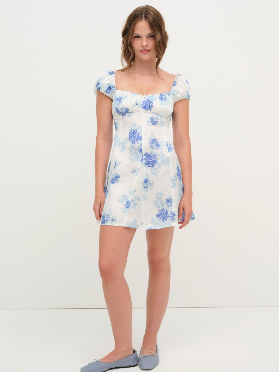 Antonia Mini Dress — Blue - Image 3