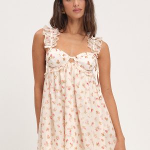 Poppy Mini Dress — White