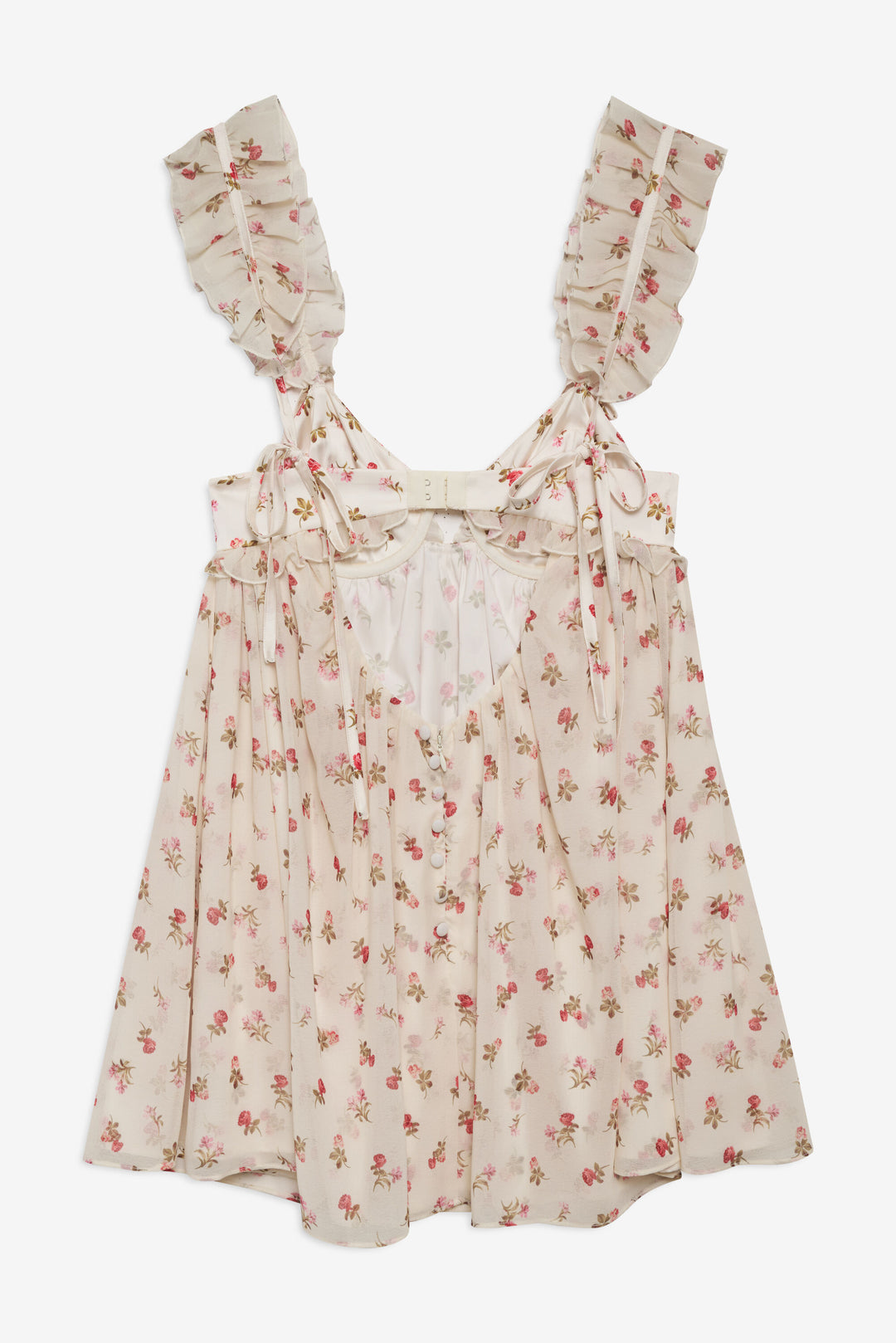 Poppy Mini Dress — White - Image 7