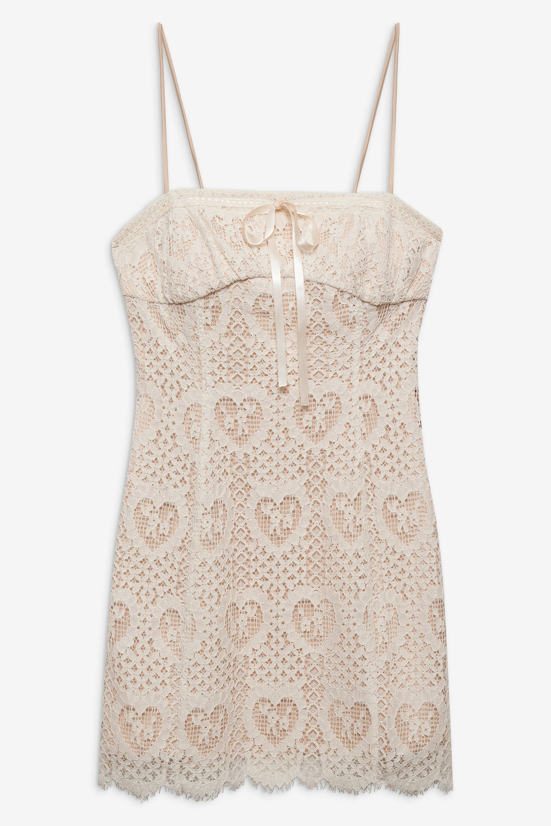 Claire Mini Dress — Cream - Image 5