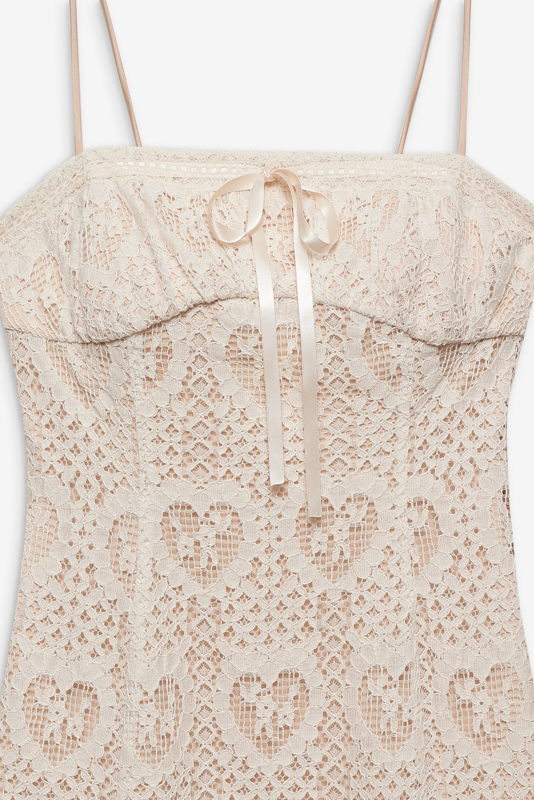 Claire Mini Dress — Cream - Image 6
