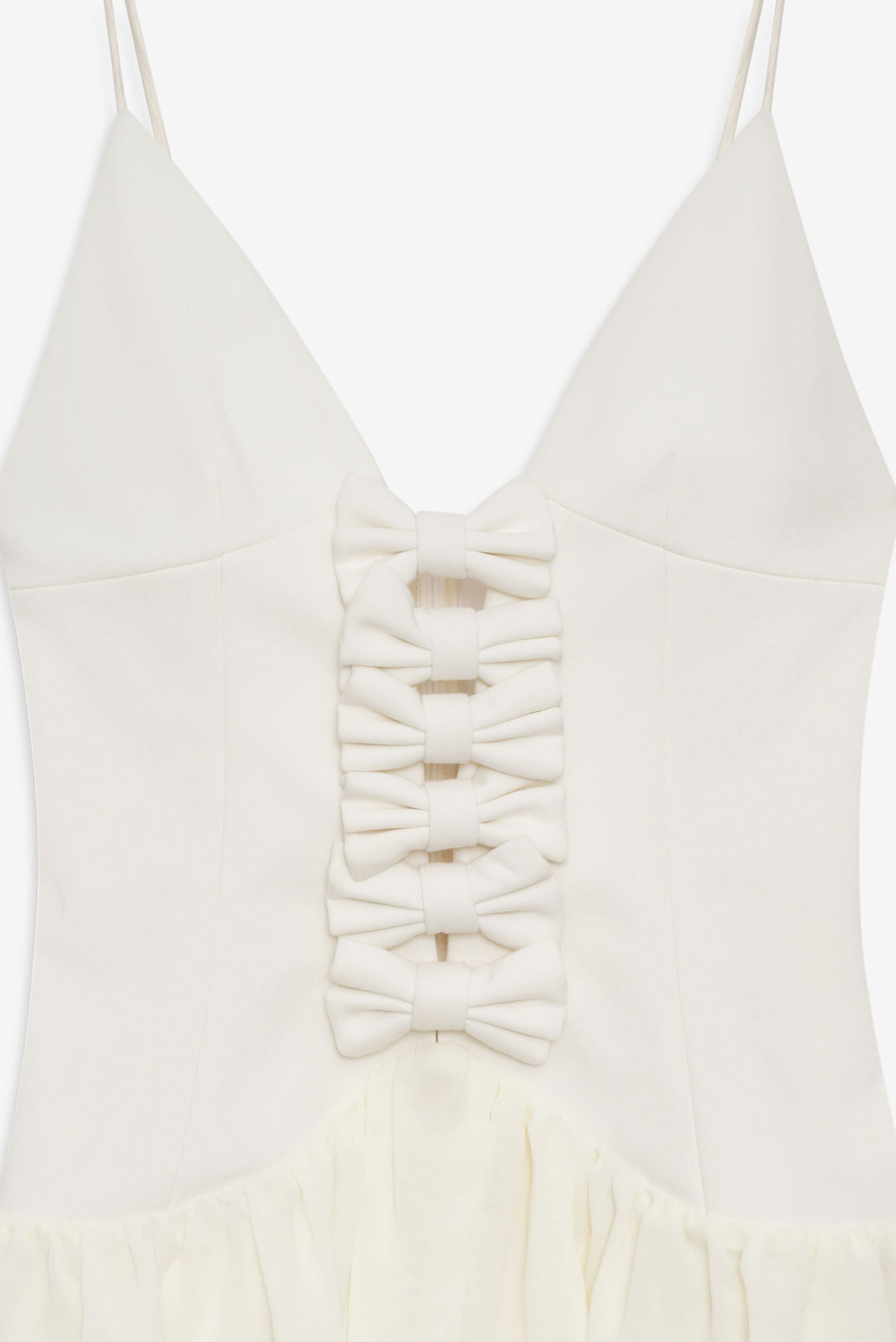 Josie Micro Mini Dress — Cream - Image 6