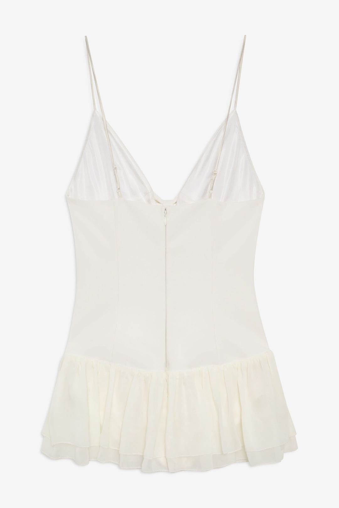 Josie Micro Mini Dress — Cream - Image 7