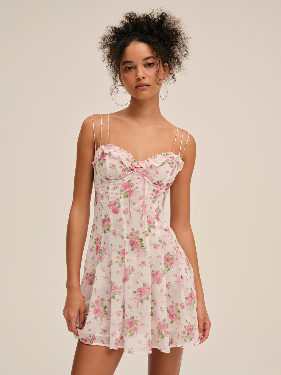 Kate Mini Dress — Pink