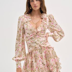 Jayleen Mini Dress — Light Pink